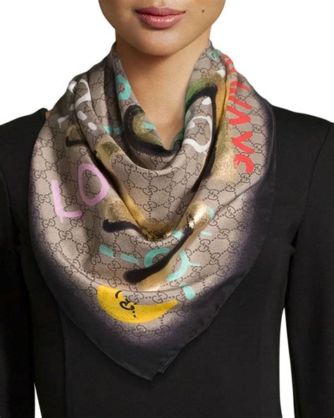 women gucci head scarf|authentic gucci scarves.